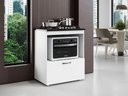 Ver imagem 1 de Balcão de Cozinha para Cooktop 5 Bocas e Nicho para Forno Slim Branco