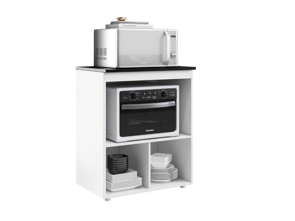 Balcão de Cozinha para Cooktop 5 Bocas e Nicho para Forno Slim Branco - 3