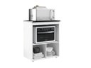 Ver imagem 3 de Balcão de Cozinha para Cooktop 5 Bocas e Nicho para Forno Slim Branco