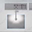 Ver imagem 6 de Cuba Gourmet Pia Inox Tamanho 40x40 Cm Ecosul