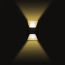 Ver imagem 2 de Arandela Cairo 2 Fachos Soquete G9 Preta - Plaslumi, Opção: Preto