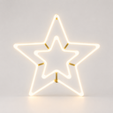 Ver imagem 1 de Estrela Neon Branco Quente 60cm -Global 15009