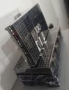 Ver imagem 4 de Kit C/8 Estrados Piso Palete Plastico Preto 1 Metro por Kit - Preto