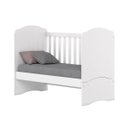 Ver imagem 5 de Berço Mini-cama Quarto Bebê 2 em 1 - Bala de Menta - Branco