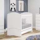 Ver imagem 1 de Berço Mini-cama Quarto Bebê 2 em 1 - Bala de Menta - Branco