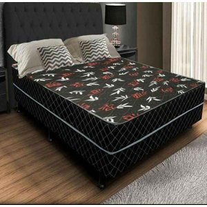 Cama Box Casal Conjugada Ortopédico (5cm) Colchão Dos Sonhos