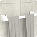 Ver imagem 5 de Kit Acessórios para Banheiro com Adesivo 5 Peças Branco Elg