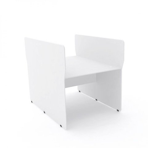 Mesa Estação de Atendimento Dupla Maxxi Branco