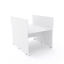Ver imagem 1 de Mesa Estação de Atendimento Dupla Maxxi Branco