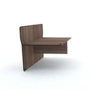 Ver imagem 1 de Complemento de Mesa Estação de Atendimento Dupla EADC06 Marrom