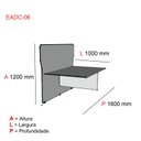 Ver imagem 2 de Complemento de Mesa Estação de Atendimento Dupla EADC06 
