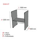 Ver imagem 2 de Mesa Estação de Atendimento 