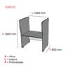 Mesa Estação de Atendimento Simples EASI07  - 2