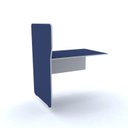 Ver imagem 1 de Complemento de Mesa Estação de Atendimento Maxxi Azul