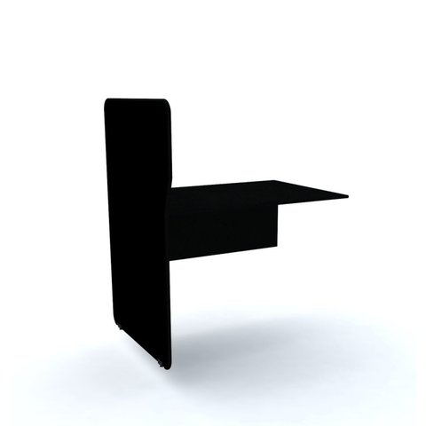 Complemento para Mesa Estação de Atendimento Simples EASC08 Preto