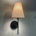 Ver imagem 2 de Kit 2 Arandelas de Parede Clássica com Interruptor e Cúpula Preto Ref 05 Decoração Casa Sala Quarto