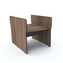 Preto/Walnut