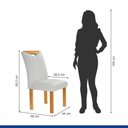 Ver imagem 4 de Conjunto Mesa Stella Ripada 170cm com 6 Cadeiras Stella Tampo Smart Plus com Vidro