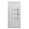 Porta pivotante c/visor e friso lambril Branco "E" 230x110 - 1