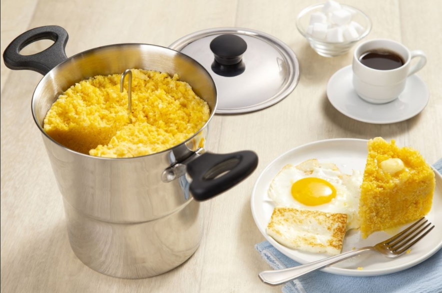 Cuscuzeira Inox 2,4 litros 16cm Grossa e Resistente PA110 - Hercules ...
