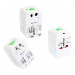 Adaptador Tomada Universal Internacional Eua Europa Asia - Lukton - 1