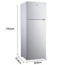 Ver imagem 3 de Geladeira Refrigerador Hq Defrost 310 Litros Branco Hq-310rdf 110v