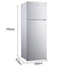 Geladeira Refrigerador Hq Defrost 310 Litros Branco Hq-310rdf 110v - 3