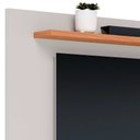 Ver imagem 5 de Rack para Sala Norena com Painel para TV 70 Pol. Amélie C05 Off White Matte/Freijó - Mpozenato