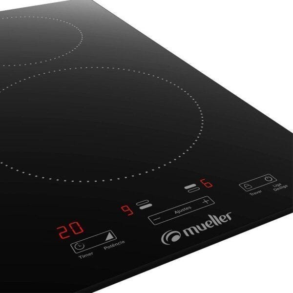 Cooktop 2 Bocas de Indução 220V Mci162Bg1 Mueller Preto - 6