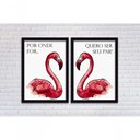 Ver imagem 2 de Conjunto Quadros 2pçs 40X60 Quero Ser Seu Par Moldura Preta