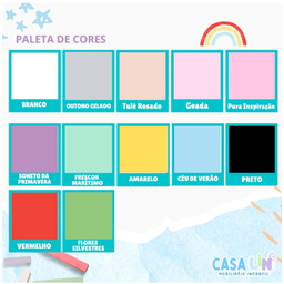 Conjunto de Mesa Redonda com Duas Cadeiras Infantil Borboleta Léia Mdf - 3
