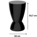 Ver imagem 4 de Banqueta Circular Argo Cinza/Mushroom