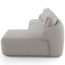 Ver imagem 7 de Sofá 4 Lugares com Chaise Direito Sala Living 288cm Arlo F04 Linho Cru - Lyam Decor