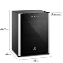 Ver imagem 2 de Adega Electrolux 24 Garrafas Preta WSF24 127V 01242WBA135