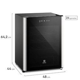 Adega Electrolux 24 Garrafas Preta WSF24 127V 01242WBA135 - 2