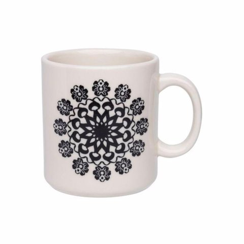 Kit 10 Canecas Donna Folk Oxford® Cerâmica 270ml