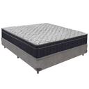 Ver imagem 1 de Cama Box Cinza e Colchão Airtech 150 Espuma D45 Viúvo Ortobom