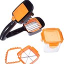 Ver imagem 7 de Cortador Fatiador Legumes 5 em 1 Nicer Dicer