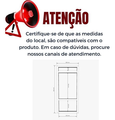 Kit 3 Peças Suporte Industrial Preto Fosco Teto ou Parede 60x29 - 3