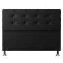 Ver imagem 1 de Cabeceira Queen 1,60m Atenas Suede - Pallazio - Preto