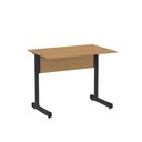 Ver imagem 1 de Mesa de Escritório Reta M90 P15 Tubular Pé em Aço 90cm Samba-Preto Pandin Móveis