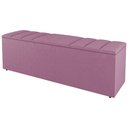 Ver imagem 6 de Kit Cabeceira e Baú Cama Box Casal Grace 140cm Suede Rosa - Desk Design
