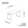 Mesa para Escritório 150cm PE40  - 3
