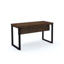 Ver imagem 1 de Mesa para Escritório 150cmx70cm PE40 Móveis 150cm Pandin Imbuia Terra E Preto