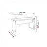 Mesa para Escritório 150cmx70cm PE40 Pandin Móveis  - 5