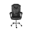 Ver imagem 2 de Cadeira Office Jacarta Preta com Sistema Syncron.