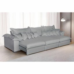 Sofá Magnifico 6 Lugares 2,90mt - de Casa Décor e Estofados. - 1