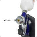 Ver imagem 7 de Pistola de Pintura Hvlp Pro-545 125 Ml Bico 1.0 Mm Cor Azul