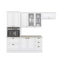 Ver imagem 3 de Cozinha Compacta 4 Peças 100% MDF com Torre Quente 1 Forno e Tampo para Balcão Pia 120cm Americana