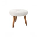Ver imagem 2 de Kit Poltrona Decorativa Sala + Puff Havana Matrix Bege